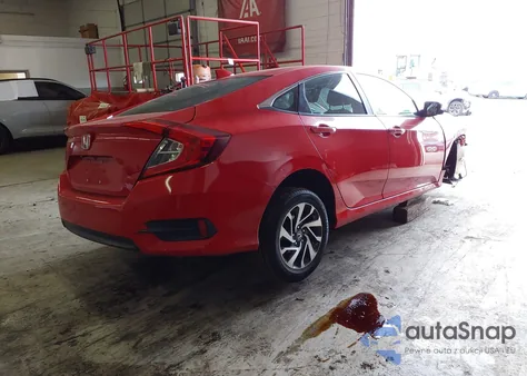2017 Honda Civic Ex z USA, uszkodzony, nr VIN 2HGFC2F74HH576104